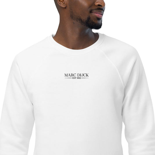Sweatshirt White - Black center logo