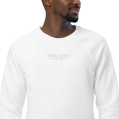 Sweatshirt White - White center logo