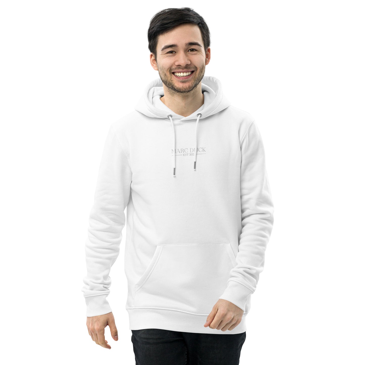 Hoodie White - White logo