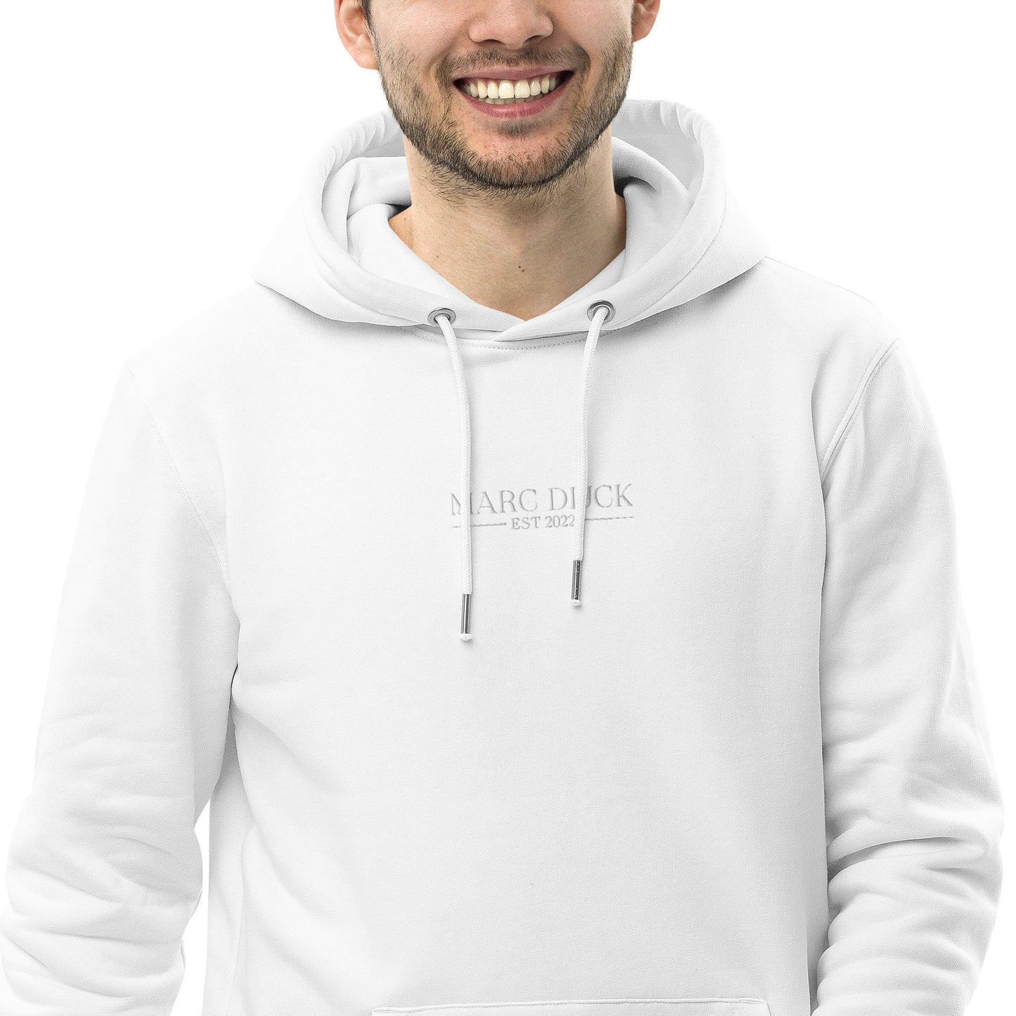 Hoodie White - White logo