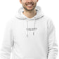 Hoodie White - Black logo