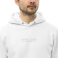 Hoodie White - White logo